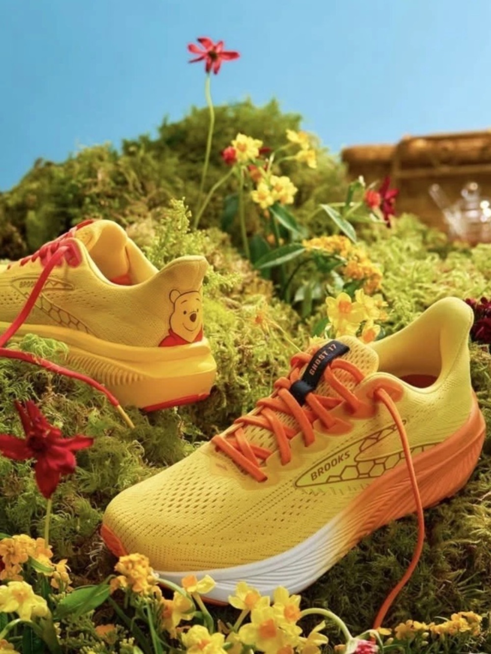 ❤️ BROOKS X DISNEY GHOST 17 WINNIE THE POOH BEAR 🍯